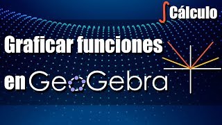 Como Graficar Funciones en Geogebra Online [upl. by Nalo483]