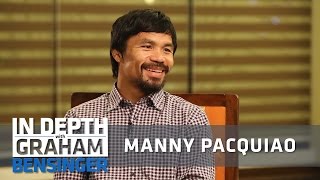 Manny Pacquiao on childhood without shoes home dad [upl. by Nosiaj]