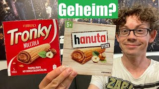 Hanuta Stick vs Tronky Nocciola von Ferrero im Test [upl. by Segalman826]