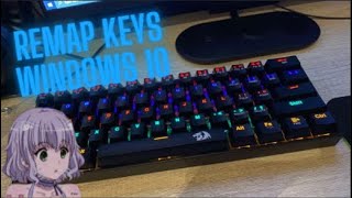 How To Remap Keys Windows 10 and How to change tilde key to esc key Red Dragon Lakshmi K606 [upl. by Elleb186]