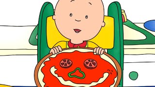 Pizza Party  Caillou Cartoon [upl. by Ellecram]