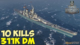 World of WarShips  Missouri  10 KILLS  311K Damage  Replay Gameplay 4K 60 fps [upl. by Dukey]