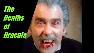 Life and Deaths of CHRISTOPHER LEE  DRACULA Supercut HAMMER Horror [upl. by Tortosa492]