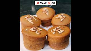 Only 3 Ingredients Cupcake  No Egg No Maida No Oil [upl. by Ised24]