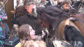 Krampuslauf über den Münchner Christkindlmarkt München am 11 12 2016 Teil III [upl. by Collie]