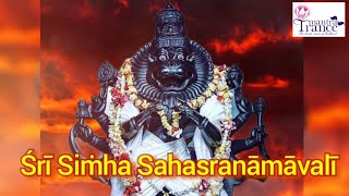 Sri Simha Sahasranamavali  1000 Powerful Names of Lord Narasimha [upl. by Ecnadnak]