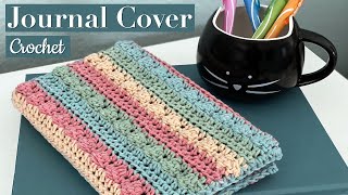 Crochet Book Cover Pattern  Perfect Stitch for Scarves and Blankets Too [upl. by Anaitsirhc]