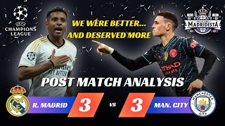 Madrid vs City Post Match Analysis [upl. by Suriaj]