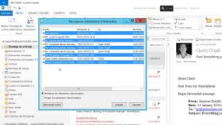 Cómo Recuperar Mensajes Eliminados en Outlook [upl. by Vasiliki]