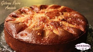 Recette de Gâteau Moelleux Poire Amande [upl. by Wichman]