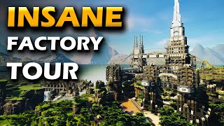 INSANE Satisfactory Factory Tour [upl. by Beckman]