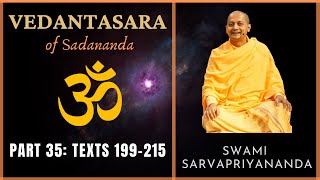 35 Vedantasara  Texts 199215  Swami Sarvapriyananda [upl. by Rikki428]