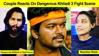 Couple Reaction On Dangerous Khiladi 3 superhit movie Fight Scene [upl. by Elene442]