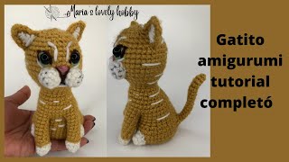 Gatito amigurumi tutorial completo [upl. by Ggerc]