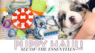 EVERYTHING I BOUGHT FOR MY NEW PUPPY New Puppy Essentials  Haul  Shopping List [upl. by Allenod]