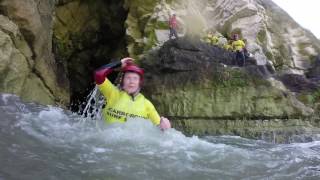 Coasteering on the Yorkshire Coast [upl. by Jewelle816]