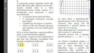 Matematika központi felvételi feladatok nyolcadikosoknak  20170121 [upl. by Devol]