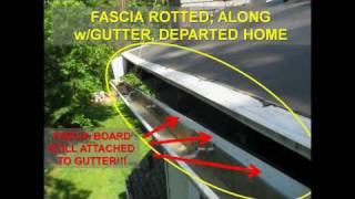 How Soffits and Fascia Are Rotted and Ruined  ProMaster Home Repair [upl. by Nico847]