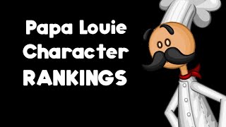 Papa Louie Character Rankings Worst to Best [upl. by Evanne]