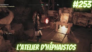 Assassins Creed Odyssey Lets Play FR HD 253 latelier dHephaistos [upl. by Oralie951]