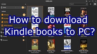 How to download Kindle books to PC [upl. by Erdnassac162]