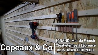 Fabriquer un grand mur de french cleat  Le TUTO [upl. by Nnylirret]