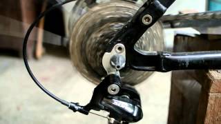 Shimano Sora 3500 shortcage RD on 36T cassette [upl. by Waine]