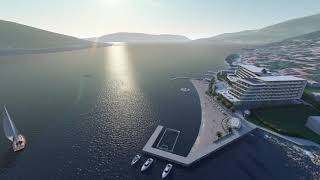 Video tour CARINE HOTEL KUMBOR 4 HercegNovi Montenegro [upl. by Odlonyer]