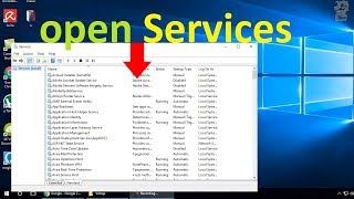 How to open services in Windows [upl. by Marie]