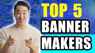 Top 5 Youtube Banner Makers [upl. by Leoine]