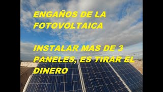 ENGAÑOS EN LA FOTOVOLTAICA [upl. by Jarrid]