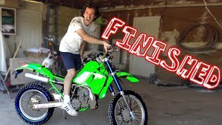 200 Kawasaki Dirt bike  TRANSFORMATION COMPLETE [upl. by Saravat789]