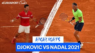 Djokovic amp Nadals RolandGarros SemiFinal Thriller That Went Down In History  Eurosport Tennis [upl. by Bergstein]