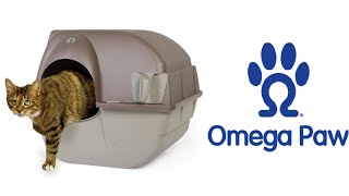 Omega Paw SelfCleaning Litter Box How to Use [upl. by Holleran]