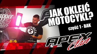 ★ Jak okleić bak zbiornik motocyklowy folią  ApexClan Wrap Classes ★ [upl. by Notyap]