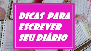 Todas as dicas para escrever um diário super legal [upl. by Rama]