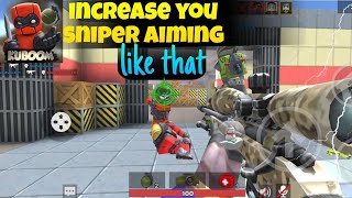 how to increase sniper aiming in kuboom in hindi•how to increase aiming in kuboom kuboom aiming tips [upl. by Nosned59]