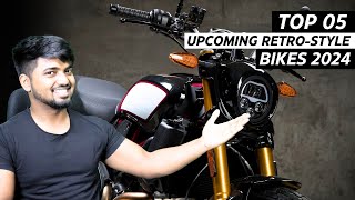 TOP 05 Upcoming RetroStyle️‍🔥Bikes India 2024  Upcoming Retro Bikes  Upcoming Bikes In India 2024 [upl. by Court]