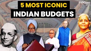 Budget 2024 Look at 5 iconic budgets of India  Dream Budget to Black Budget [upl. by Nyrtak]