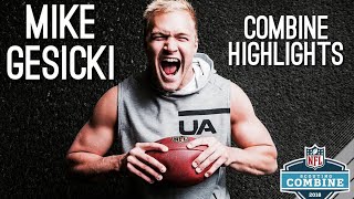 Mike Gesicki 2018 NFL Combine Highlights ᴴᴰ  30318 [upl. by Augustin273]