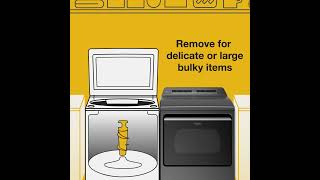 Washer w 21 removable agitator  benefits [upl. by Alberta]