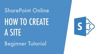 How to Create a Site in SharePoint Online  Beginner Tutorial [upl. by Daniyal]