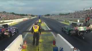 John Force clinches No 1 Qualifier in Brainerd NHRA [upl. by York]