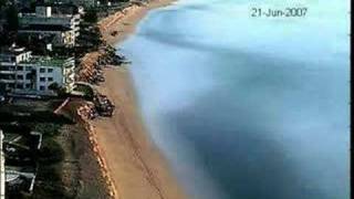 Collaroy Narrabeen Beach Erosion Time Lapse [upl. by Eelessej]