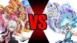 ALL LONGINUS vs ALL SPRIGGANS  LUI vs SHU  Beyblade Burst Super King ベイブレードバーストスーパーキング [upl. by Iren572]