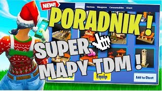 FORTNITE  TRYB KREATYWNY PORADNIK JAK TWORZYĆ MAPY DEATHMATCH [upl. by Leamiba803]