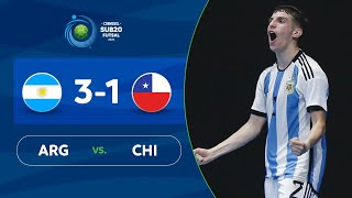 ARGENTINA vs CHILE 31  RESUMEN  CONMEBOL SUB20 FUTSAL 2022 [upl. by Avery]