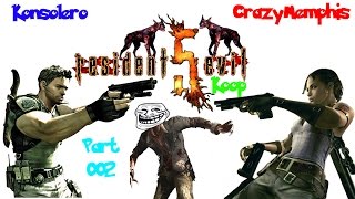 BEST OF Resident Evil 5 Koop 2  Who let the Dogs Out CrazyLPGerman [upl. by Akcinahs]