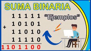 SUMA BINARIA  Ejemplos Resueltos 3 ✔ 💥 [upl. by Arreip]