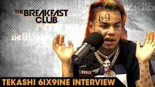 Tekashi 6ix9ine On Why He Loves Being Hated Rolling With Crips And Bloods amp Why Hes The Hottest [upl. by Lrigybab114]